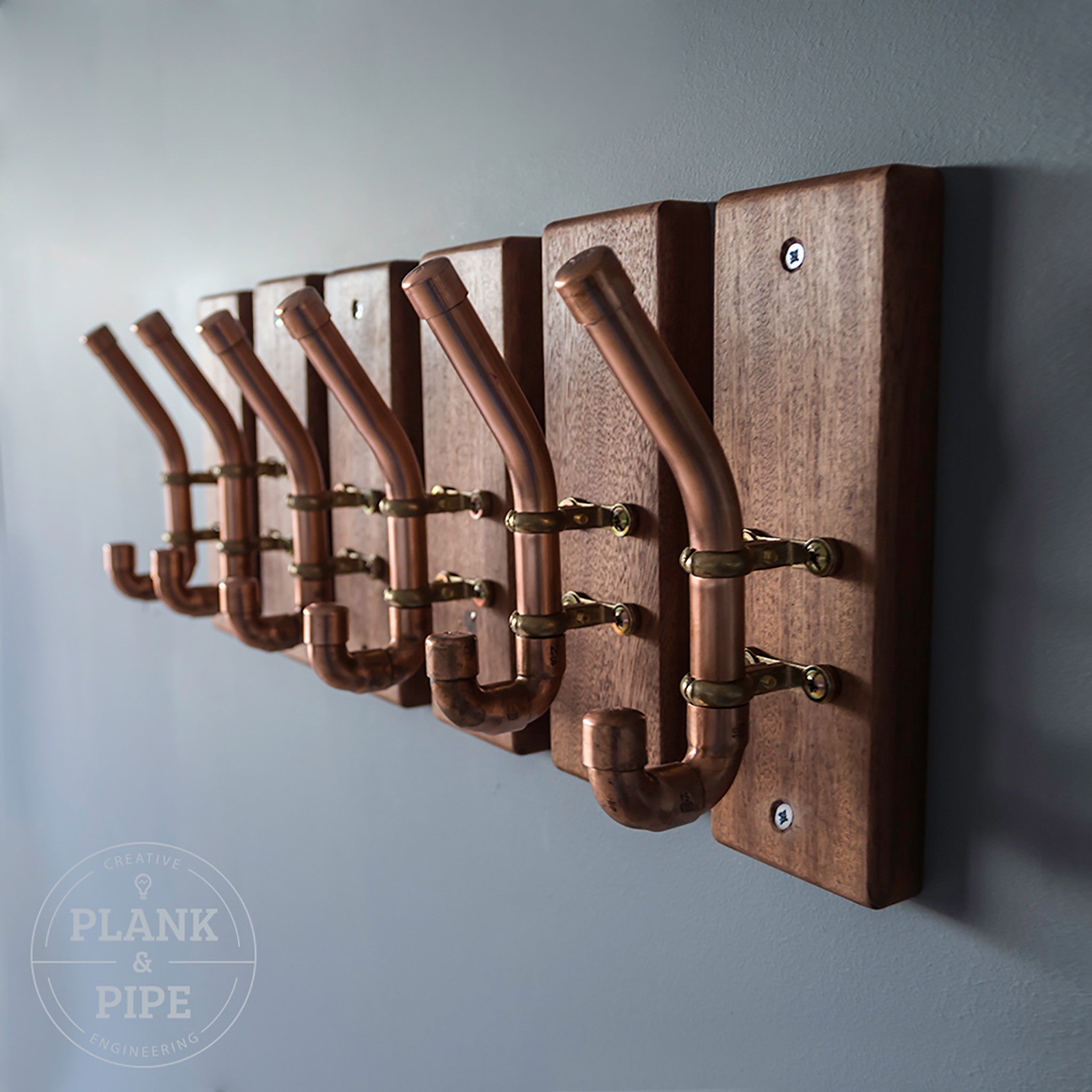 Copper Pipe Clothes Hanger Hooks – Plank & Pipe