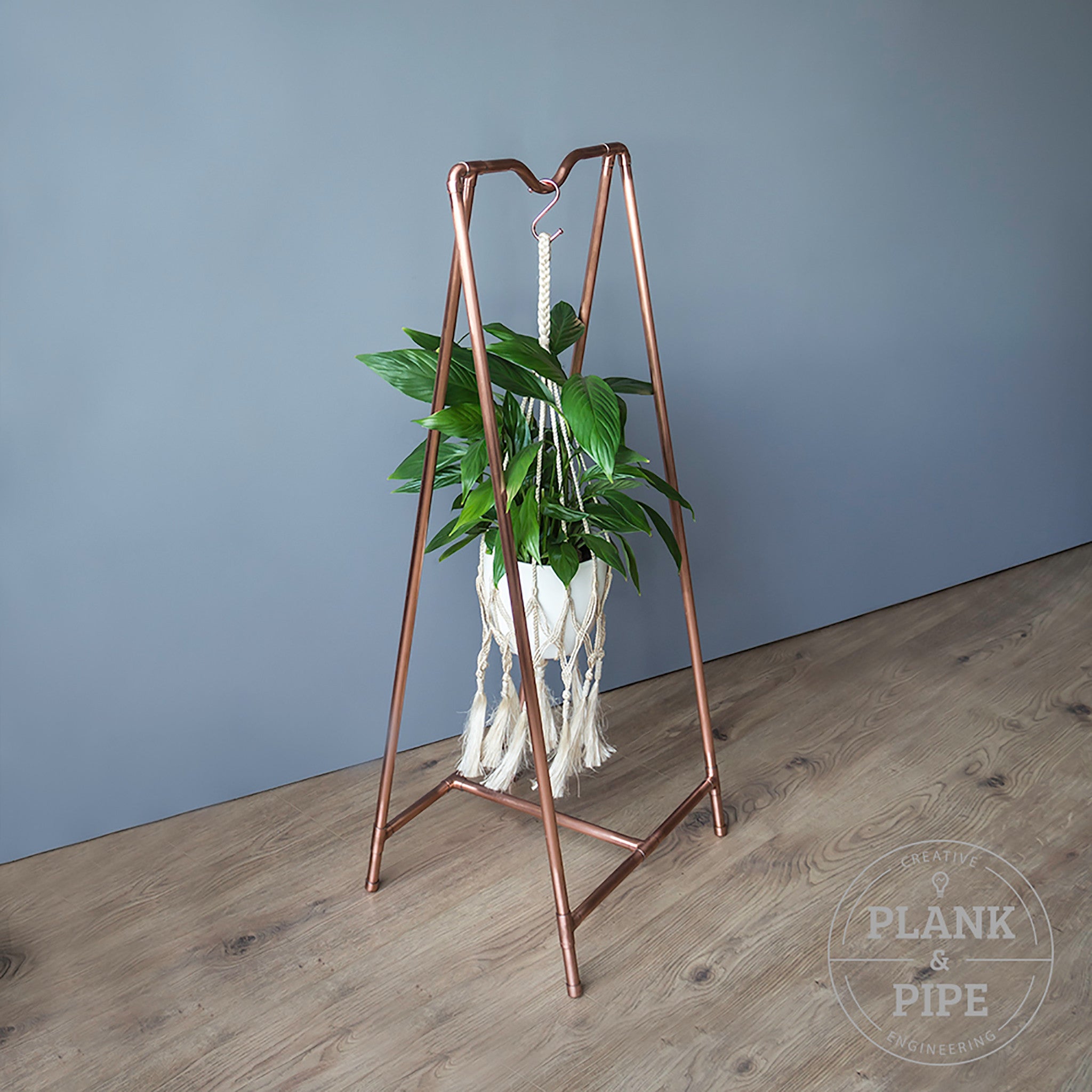 pipe plant hanger Copper Pipe Botanical Plant Hanger – Plank & Pipe