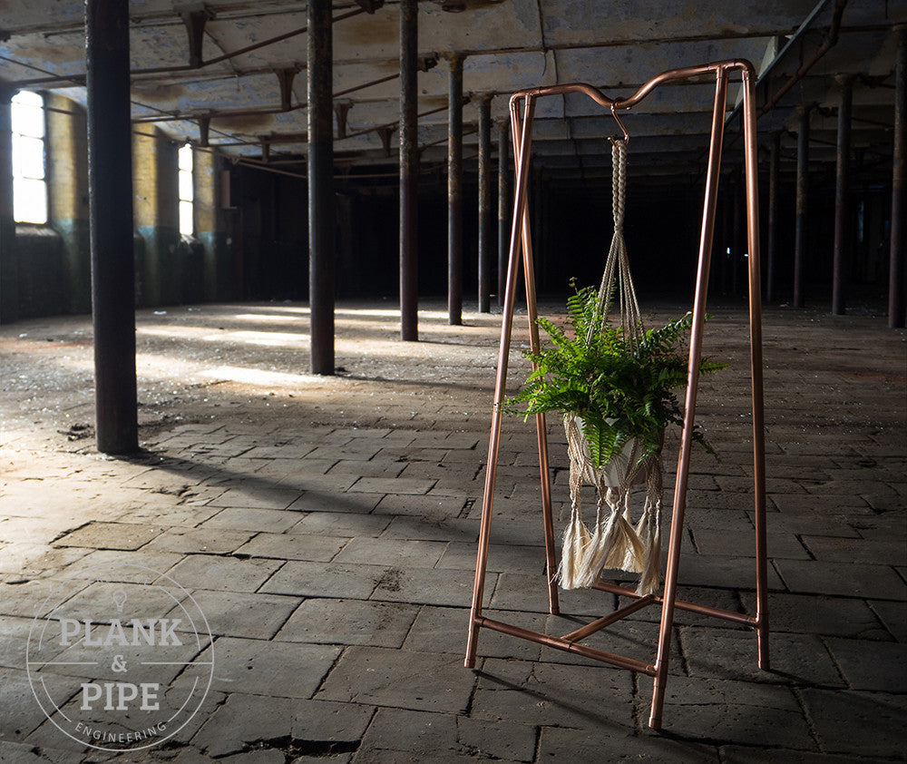 pipe plant hanger Copper Pipe Botanical Plant Hanger – Plank & Pipe