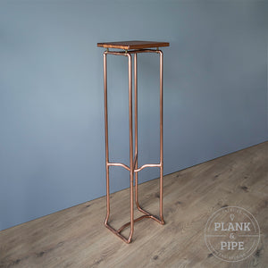 Copper Pipe Botanical Plant Stand Tall